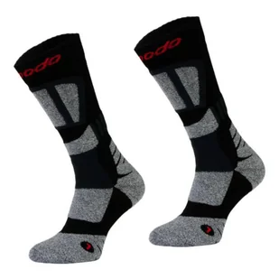 Skarpety Trekingowe Comodo Czarno-Szare 43-46 - Skarpetki męskie - miniaturka - grafika 1