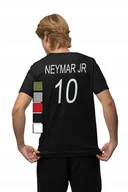 Koszulki męskie - KOSZULKA MĘSKA Z NADRUKIEM NA PLECACH PIŁKA NOŻNA AL HILAL NEYMAR JR - S - miniaturka - grafika 1