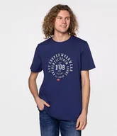 Koszulki męskie - T-shirt z nadrukiem BRAND6 6010 MEDIEVAL BLUE-M - miniaturka - grafika 1