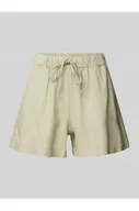 Spodnie sportowe damskie - Szorty o luźnym kroju z mieszanki wiskozy i lnu model CARO - Only - miniaturka - grafika 1