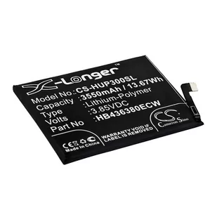 Cameron Sino Huawei P30 HB436380ECW 3550mAh 13.67Wh Li-Polymer 3.85V CS-HUP300SL - Baterie do telefonów - miniaturka - grafika 1
