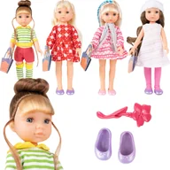 Zabawy w naśladowanie dorosłych - Lalka Modowa Regina W Ubranku + Akcesoria - miniaturka - grafika 1