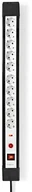 Listwy zasilające - Listwa przeciwprzepięciowa Nedis 10 gniazd kabel 3m ESC103SPF1PRO - miniaturka - grafika 1