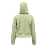 Bluzy sportowe damskie - Damska bluza treningowa nierozpinana z kapturem Under Armour UA Armour Flc Pro Hdy - zielona - UNDER ARMOUR - miniaturka - grafika 1