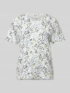 Koszulki i topy damskie - T-shirt o kroju regular fit z czystej bawełny - miniaturka - grafika 1