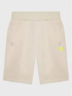 Spodenki damskie - Guess Szorty sportowe L3RD04 KBIH2 Beżowy Regular Fit - miniaturka - grafika 1