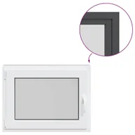 Tablice i flipcharty - vidaXL Okno piwniczne RISOR 80x70 cm uchylno-rozwierne DIN lewe - miniaturka - grafika 1