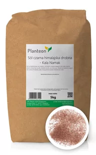 Sól czarna himalajska drobna - Kala Namak 5kg - Sól - miniaturka - grafika 1