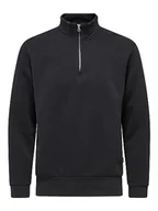 Bluzy męskie - ONLY & SONS Onsceres bluza męska z zamkiem błyskawicznym, granatowy, M - miniaturka - grafika 1