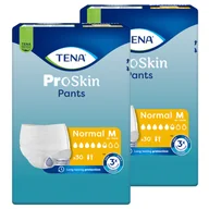 Bielizna lecznicza - Zestaw Tena Pants ProSkin, majtki chłonne, rozmiar M, 80-110 cm, Normal, 2 x 30 sztuk - miniaturka - grafika 1