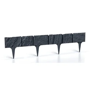 Obrzeże ogrodowe PROSPERPLAST Garden Stone IBST-S433 Antracytowy - Zabawki i gry sportowe - miniaturka - grafika 1