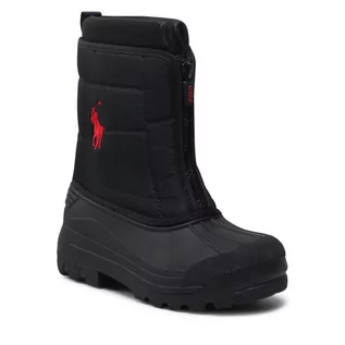 Buty dla dziewczynek - Śniegowce POLO RALPH LAUREN - Quilo Zip II RF103217 S Black/Red - grafika 1