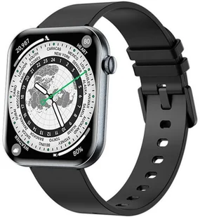 Zegarek Damski SMARTWATCH RUBICON RNCF49 black/black silicone - Smartwatch - miniaturka - grafika 1