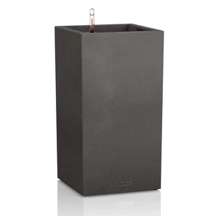 DONICA LECHUZA CANTO STONE 40 KOLUMNA CZARNY GRAFIT - Donice - miniaturka - grafika 1