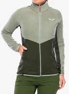 Bluzy sportowe damskie - Bluza rozpinana damska Salewa Paganella Jacket - shadow - miniaturka - grafika 1