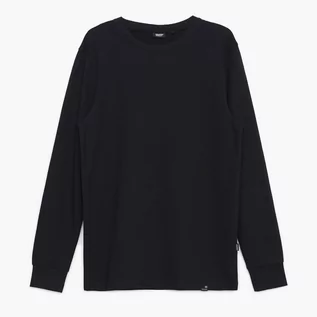 Swetry męskie - Cropp Cropp - Koszulka longsleeve - Czarny - grafika 1