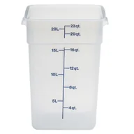 Pojemniki kuchenne - Cambro POJEMNIK NA ŻYWNOŚĆ Z POLIPROPYLENU CAMSQUARE® 20,8 l - miniaturka - grafika 1
