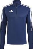 Bluzy męskie - Adidas Bluza adidas TIRO 21 Warm Top GH4463 GH4463 granatowy XXL - miniaturka - grafika 1