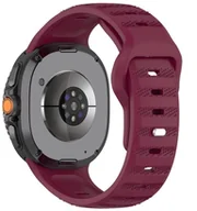 Akcesoria do smartwatchy - PASEK DO SAMSUNG GALAXY WATCH 8 40MM / 44 MM / 46 MM CLASSIC BORDOWY - miniaturka - grafika 1