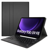 Etui do tabletów - Etui z klawiaturą Bluetooth touchpad do Samsung Galaxy Tab S9 FE (Czarne) - miniaturka - grafika 1