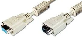 Assmann Przedłużacz monitorowy, XGA, HD15, PREMIUM, 2xferryt,5 m AK-310203-050 (AK-310203-050-E) - Kable komputerowe i do monitorów - miniaturka - grafika 1