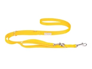 Ami Play Smycz regulowana 7in1 L 1-2m x 2,5cm żółta - Smycze dla psów - miniaturka - grafika 1