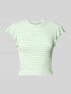 Koszulki i topy damskie - T-shirt o kroju regular fit z mieszanki wiskozy model ‘BELLA’ - miniaturka - grafika 1