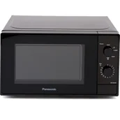 AGD OUTLET - Panasonic NN-SM22RB kompaktowa kuchenka mikrofalowa (800W, 5 poziomów mocy, obrotowy talerz o średnicy 255mm, sterowanie pokrętłem), czarna - miniaturka - grafika 1