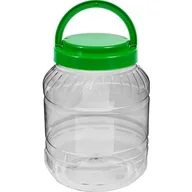 Pojemniki kuchenne - Browin Słoik 3 L plastikowy - kolorowa zakrętka - miniaturka - grafika 1