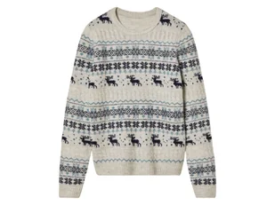 pepperts!® Sweter świąteczny dla dzieci (134/140, Beżowy) - Swetry dla chłopców - miniaturka - grafika 1