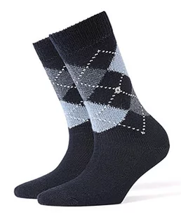 Burlington Kobiety Skarpety Whitby W SO Miękki I Ciepły z wzorem 1 Para, Niebieski (Marine 6120), 36-41 - Skarpetki damskie - miniaturka - grafika 1
