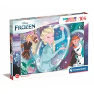 Puzzle - Clementoni Puzzle 104 Super Kolor Frozen 2 - - miniaturka - grafika 1