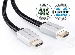 Kabel HDMI Eagle Cable Deluxe II HDMI 4K Ultra HD Długość: 3 m - Kable - miniaturka - grafika 1