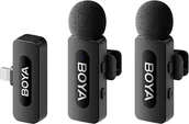 Mikrofony komputerowe - Boya BY-V2 V2.0 Ultra compact 2.4GHz wireless mic for lightning devices - 2TX+1RX BY-V2 V2.0 - miniaturka - grafika 1