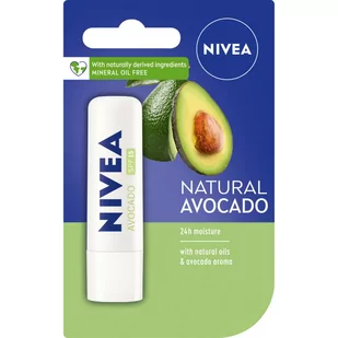 Nivea LIP CARE POMADKA OCHRONNA NATURAL AVOCADO 4.8G - Balsamy do ust - miniaturka - grafika 1