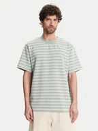 Koszulki męskie - Selected Homme T-Shirt 16097659 Zielony Regular Fit - miniaturka - grafika 1