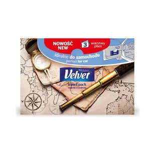 Velvet Care Travel Pack Chusteczki uniwersalne 2 warstwowe 60 sztuk - Chusteczki higieniczne - miniaturka - grafika 2
