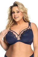 Biustonosze - Biustonosz miękki Gorsenia K441 Luisse granatowy - miniaturka - grafika 1