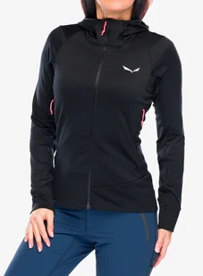 Polar damski Salewa Puez PL HD Jacket - black out - Bluzy sportowe męskie - miniaturka - grafika 1