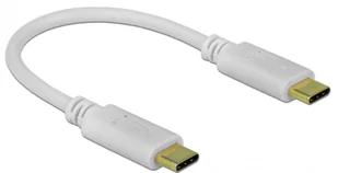 Kabel USB do ładowania, wtyczka USB-C > wtyczka USB-C (biała, 15cm, PD, ładowanie do 100 watów) - Kable USB - miniaturka - grafika 1