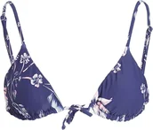 Stroje kąpielowe - Góra od bikini damska Billabong Lost Dustry Tria granatowa w kwiaty-S - miniaturka - grafika 1