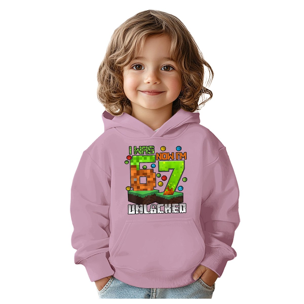 BLUZA DZIECIĘCA Z KAPTUREM 67 SIX SEVEN VIRAL 146-152 DLA DZIECKA PREZENT