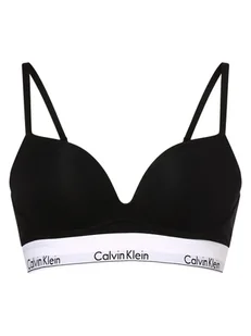 Calvin Klein Damski biustonosz push-up Kobiety Bawełna czarny jednolity, 70B - Biustonosze - miniaturka - grafika 1