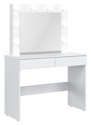 Wyposażenie pokoiku dziecięcego - Toaletka Remi RM16 100x140x44 cm biała - miniaturka - grafika 1
