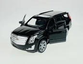 Samochody i pojazdy dla dzieci - Welly 2017 Cadillac Escalade Czarny 1:34 Samochód Nowy Metalowy Model - miniaturka - grafika 1