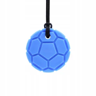 Gryzak Logopedyczny Naszyjnik ARK Soccer Ball Niebieski XXT/Twardy - Gryzaki dla dzieci - miniaturka - grafika 1