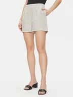 Spodenki damskie - Vero Moda Szorty materiałowe Jesmilo 10279694 Beżowy Regular Fit - miniaturka - grafika 1