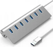 Huby USB - HUB USB Zenwire 7w1 7x USB-A 3.0 1022000743 - miniaturka - grafika 1
