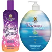 Balsamy i kremy do opalania - Australian Gold, Cheeky Brown + Forever After Po Opalaniu - miniaturka - grafika 1