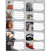 Szkolne artykuły papiernicze - BENIAMIN Naklejki na zeszyty The Sweet Pets - Beniamin - miniaturka - grafika 1